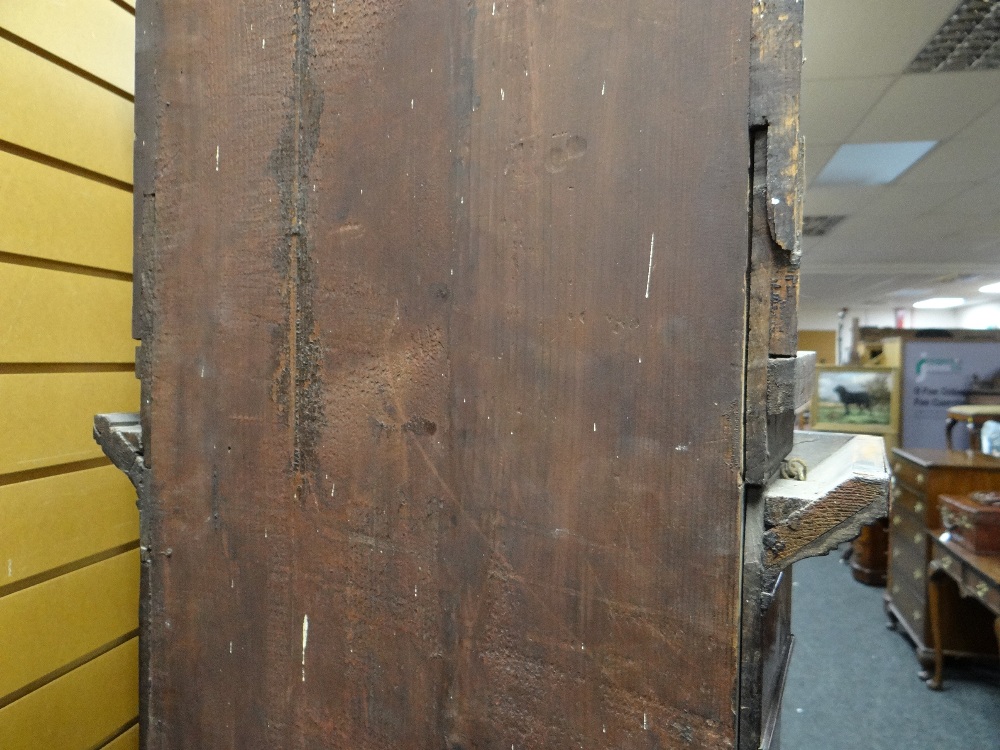 19TH CENTURY MAHOGANY 8-DAY LONGCASE CLOCK, painted moon phase dial signed 'Warwick High St. - Image 32 of 48