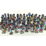 COLLECTION OF ROBERTSON JAM FIGURINES including band members on titled bases, two Beswick figurines,