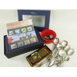 ASSORTED COLLECTIBLES, including 1969 Carnarvon Investiture commemorative brass bottle opener (