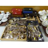 ASSORTED EP TABLE FLATWARE & CUTLERY