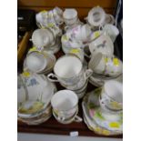 ASSORTED EDWARDIAN BONE CHINA TEASETS including Shelley and Grafton china