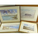 VARIOUS PEMBROKESHIRE ARTISTS watercolours - Tenby scenes, each signed, various sizes Condition