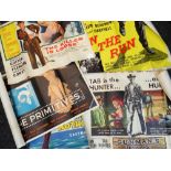 ASSORTED VINTAGE MOVIE POSTERS, c. 1950s-60s, MGM, Rank and United Artists productions, including '