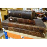 FOUR VOLUMES including Life of Christ, 1857 Bible and volumes 1&2 of Night's Bible (4)