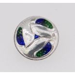 ARTS & CRAFTS CYMRIC SILVER & ENAMEL BROOCH, by Archibald Knox for Liberty & Co, Birmingham 1905, p