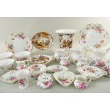 COLLECTION OF ROYAL CROWN DERBY 'DERBY POSIES' CHINA including jugs, bowls, cruets, trinket dishes