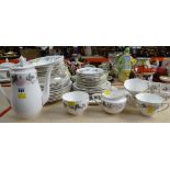 ROYAL WORCESTER 'JUNE GARLAND' PATTERN BREAKFAST SERVICE