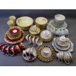 DECORATIVE TEAWARE, a mixed quantity, Victorian and later (2 boxes)