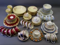 DECORATIVE TEAWARE, a mixed quantity, Victorian and later (2 boxes)