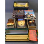 J R R TOLKIEN PAPERBACK BOOKS, a quantity, Lord of The Rings board game, Thud the Disc World board