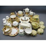 ROYAL ALBERT LADY HAMILTON TEAWARE and an assortment of similar china