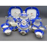 STAFFORDSHIRE TEA SERVICE, approximately 25 pieces