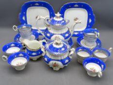 STAFFORDSHIRE TEA SERVICE, approximately 25 pieces