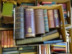 VINTAGE & LATER BOOKS, five boxes