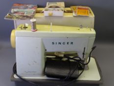 SINGER ELECTRIC SEWING MACHINE IN CARRY CASE with foot pedal E/T