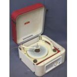 VINTAGE CASED RECORD PLAYER by Tune time