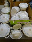 ROYAL ALBERT MEMORY LANE DINNERWARE, 40 plus pieces including four tureens with covers, two gravy