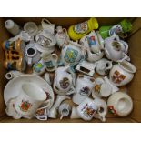 W H GOSS & OTHER CRESTED PORCELAIN, a mixed quantity