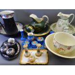 VICTORIAN WASH BOWL & JUG SETS with dressing table sets ETC