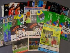 FA CUP FINAL PROGRAMMES & OTHERS with autographed programmes and Testimonial from Brian Robson