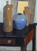 LINDEE oil on board - still life, 38 x 27cms