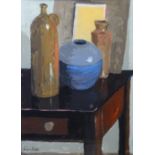 LINDEE oil on board - still life, 38 x 27cms