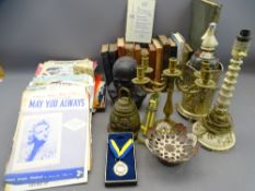 VINTAGE BOOKS, AFRICAN BUST, Schweppes soda syphon, Rotary medallion, a quantity of vintage