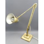 HERBERT TERRY & SONS 'The Anglepoise' on a square stepped base' E/T