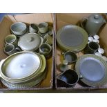 WEDGWOOD CAMBRIAN OVEN-TO-TABLE STONEWARE, 40 plus pieces including covered tureens (2 boxes)