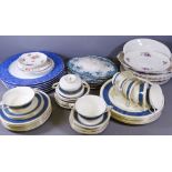 ROYAL WORCESTER BELVOIR PART DINNER & TEA SERVICE with additional dinnerware by various makers