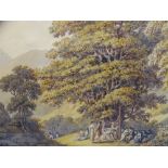 ATTRIBUTED TO WILLIAM MARSHALL CRAIG - titled verso 'Scene in Wales near Snowdon', unsigned
