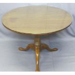 MAHOGANY TRIPOD TABLE, traditional style, 68cms H, 95cms Diameter