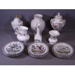 HUTSCHEMREUTHER 12 MONTHS OF THE YEAR GERMAN PORCELAIN PLATES, Kaiser and other German porcelain,