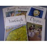 BEAVERBROOK ART BOOKS with tipped in colour plate prints after the original by Degas, Renoir, Van