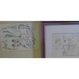 ANGELA HOPPPE KINGSTON two watercolours - entitled 'Cowbridge Treeline', signed and dated 1991,14