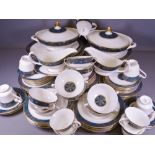 ROYAL DOULTON CARLYLE PART TEA & DINNER SERVICE, approximately 100 pieces including covered tureens,