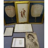 THEATRICAL EPHEMERA, PICTURES & PRINTS relating to the Marquis of Anglesey including a pair of