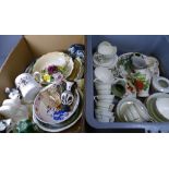 WEDGWOOD JASPERWARE, DOULTON SERIES WARE, pottery book ends and other decorative china and
