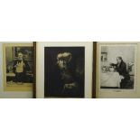 18TH CENTURY MEZZOTINT and later prints of gentlemen (3) to include J BOYDELL after Rembrandt -