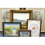 VICTORIAN PRINTS, a pair - a lady and gentleman, 50 x 48cms, and Tom Thumb Ltd Edition framed -