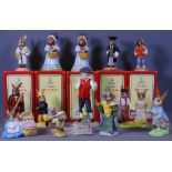 ROYAL DOULTON BESWICK BUNNYKINS & BEATRIX POTTER FIGURINES (7) with a Royal Worcester Limited