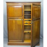 FINNEGANS LTD MANCHESTER, LONDON & LIVERPOOL VINTAGE 'COMPACTOM' MAHOGANY WARDROBE, 184cms H, 139cms