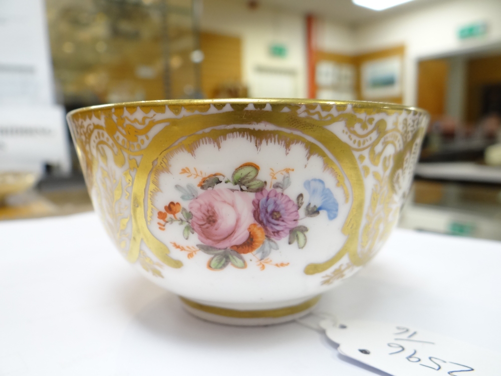 A NANTGARW PORCELAIN CUP & SAUCER FROM THE MACKINTOSH SERVICE decorated richly in gilding with - Image 19 of 25