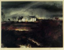 JOHN KNAPP-FISHER limited edition (4/500) colour print - Ceredigion farmstead, entitled verso '