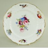 A NANTGARW DESSERT PLATE FROM THE BRACE SERVICE London decorated, probably in the Bradley