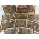 SIR FRANK BRANGWYN RA full-set of ten Berlin Photographic Company colour prints from pastel drawings