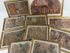 SIR FRANK BRANGWYN RA full-set of ten Berlin Photographic Company colour prints from pastel drawings