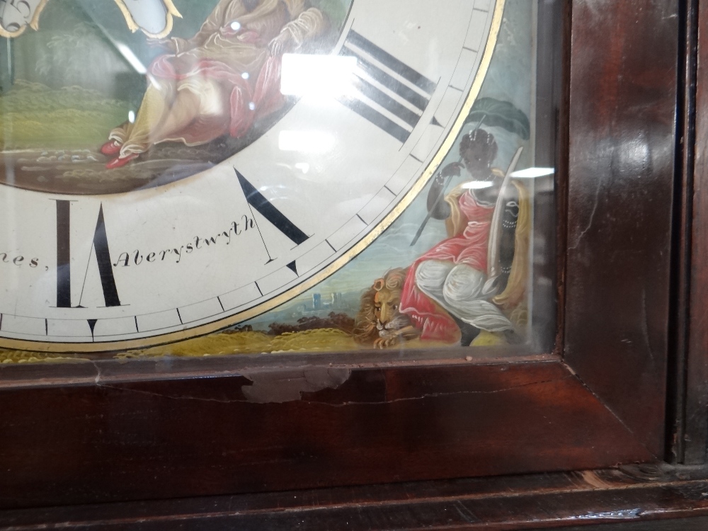 DOCUMENTARY MID-19TH CENTURY WELSH MAHOGANY LONGCASE CLOCK, by John Jones, Aberystwyth, c.1845, swan - Image 14 of 45