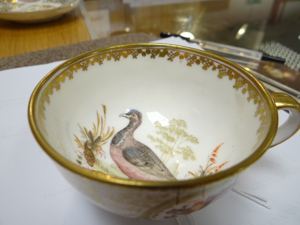 A NANTGARW PORCELAIN CUP & SAUCER FROM THE MACKINTOSH SERVICE decorated richly in gilding with - Image 17 of 25