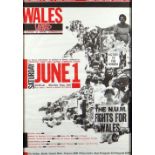 POSTER FOR THE ALL WALES CONFERENCE IN SUPPORT OF MINING COMMUNITIES two colour print, advertising